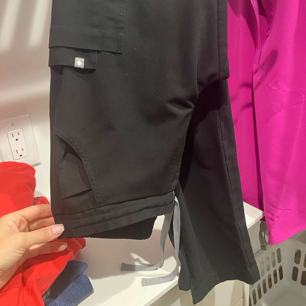 Figs Yola Scrub Pants - Black XS